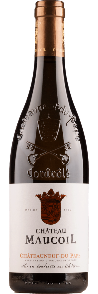 Chat. Maucoil Chateauneuf-du-Pape Blanc (bio), fles