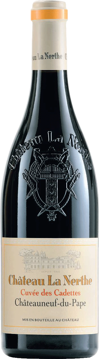 Chat La Nerthe Chateauneuf Cuvee Cadettes, fles