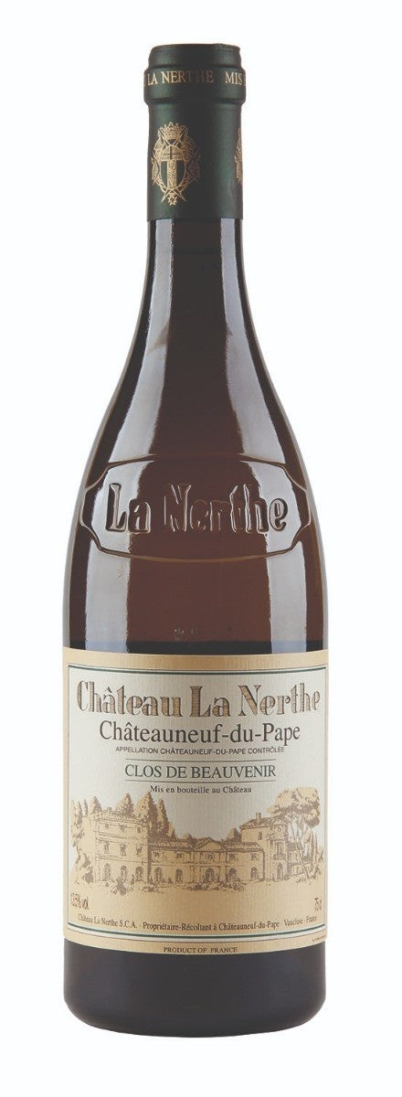 Chat La Nerthe Chateauneuf Blanc Clos Beauvenir (Bio), fles