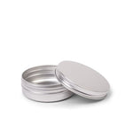 DRA 80.27 125ml Aluminium Crèmepot – Ronde Metalen Pot met Schroefdeksel