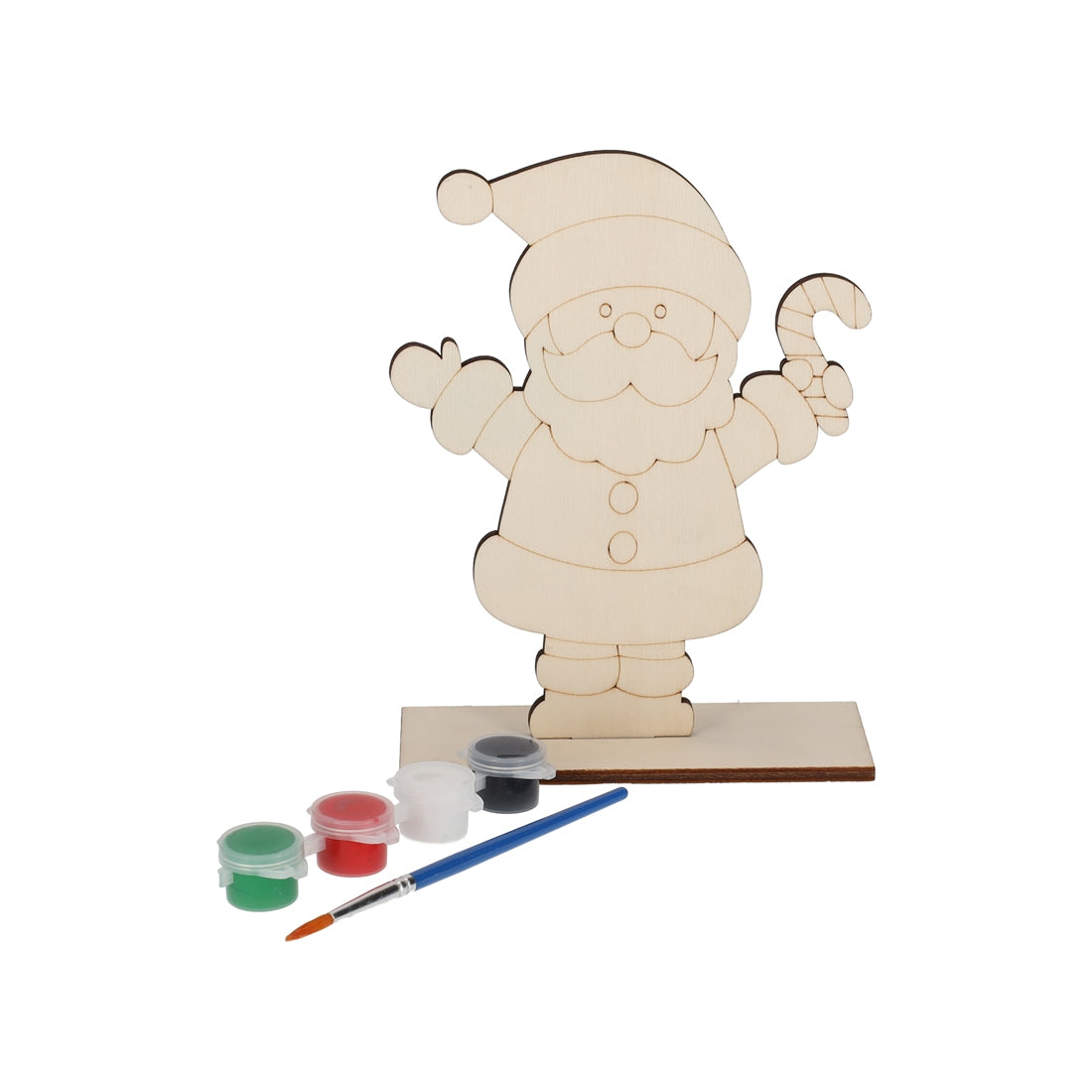Houten Schilderset Kerstman van JENS Living, productfoto 2
