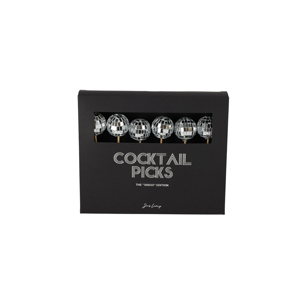 Cocktailprikkers Discoballen, set van 6 van JENS Living, productfoto 3