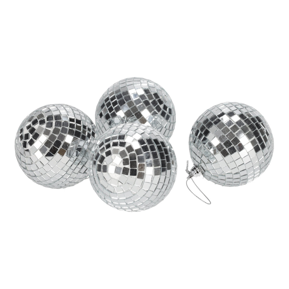 Discoballen Zilver, set van 4 van JENS Living