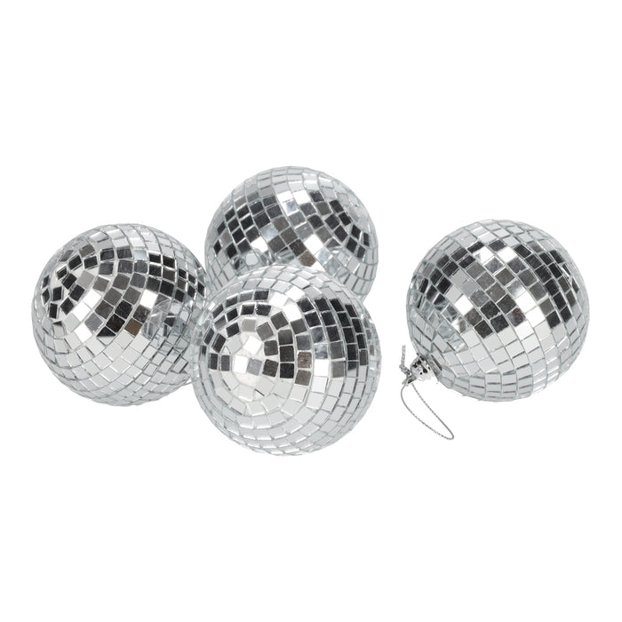 Discoballen Zilver, set van 4 – JENS Living