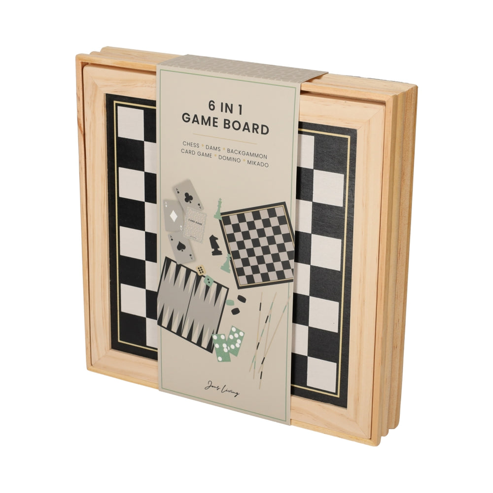Houten 6-in-1 Spel van JENS Living