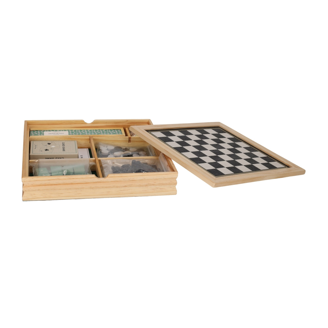 Houten 6-in-1 Spel van JENS Living, productfoto 5