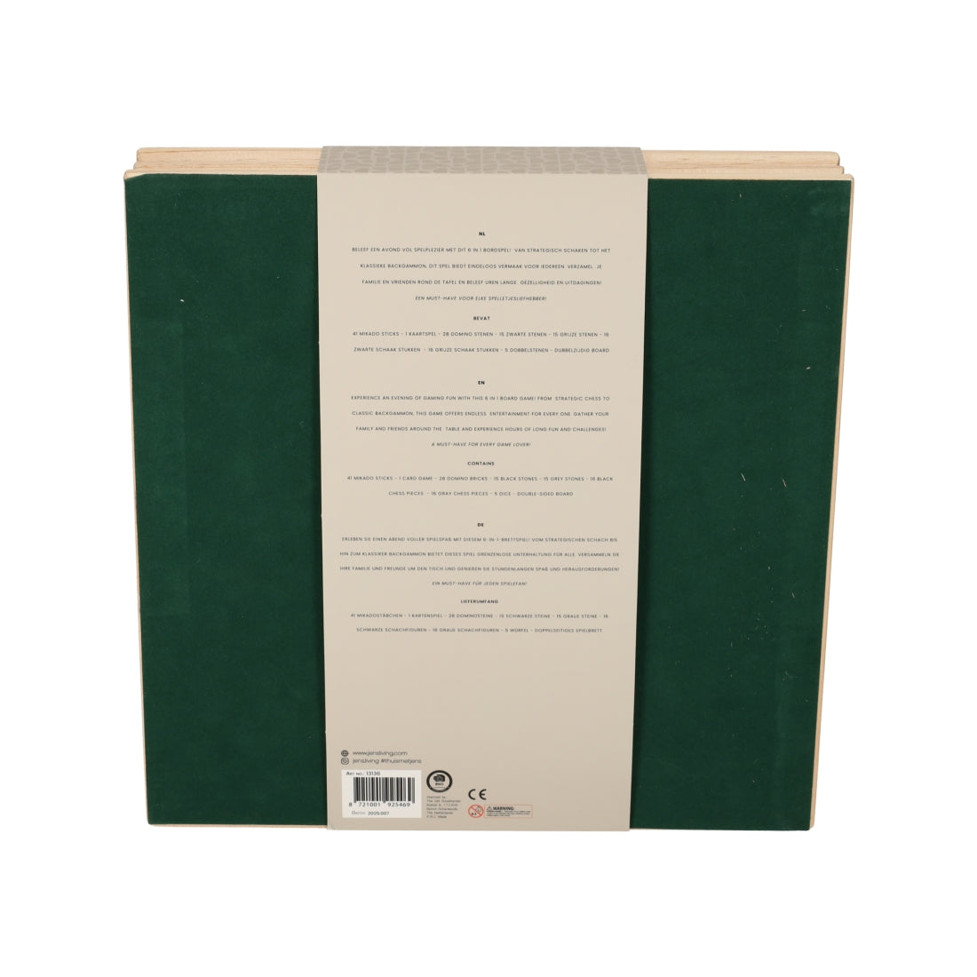 Houten 6-in-1 Spel van JENS Living, productfoto 9
