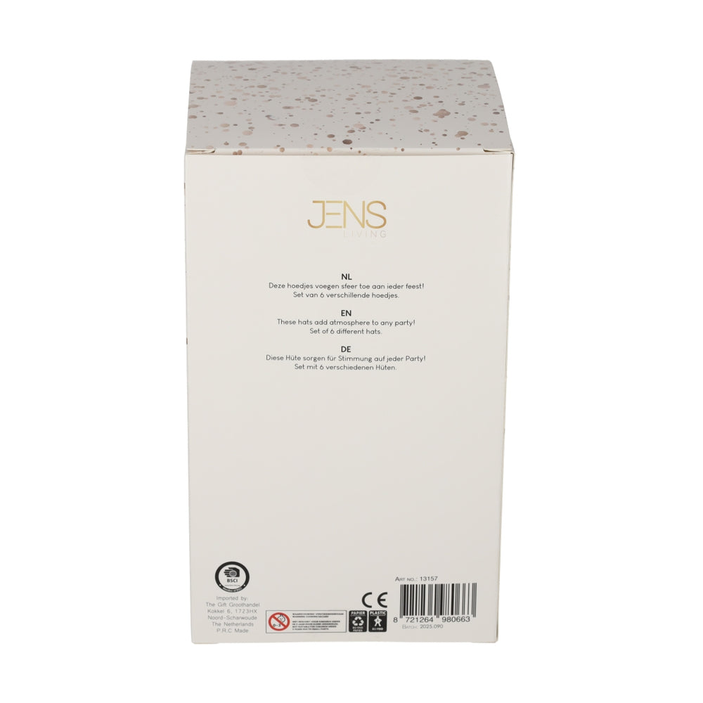 Feesthoedjes, set van 6 van JENS Living, productfoto 4
