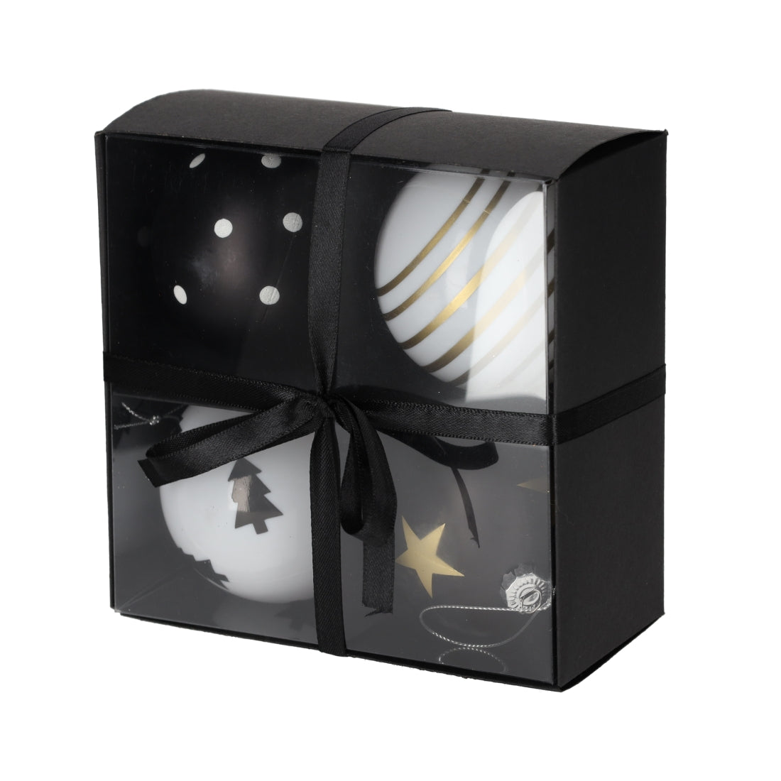 Kerstballen Print, set van 4 van JENS Living, productfoto 3