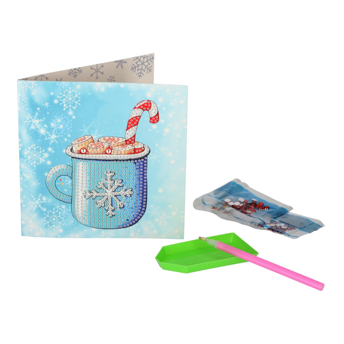 Diamond Painting Winterkaarten, set van 4 – JENS Living