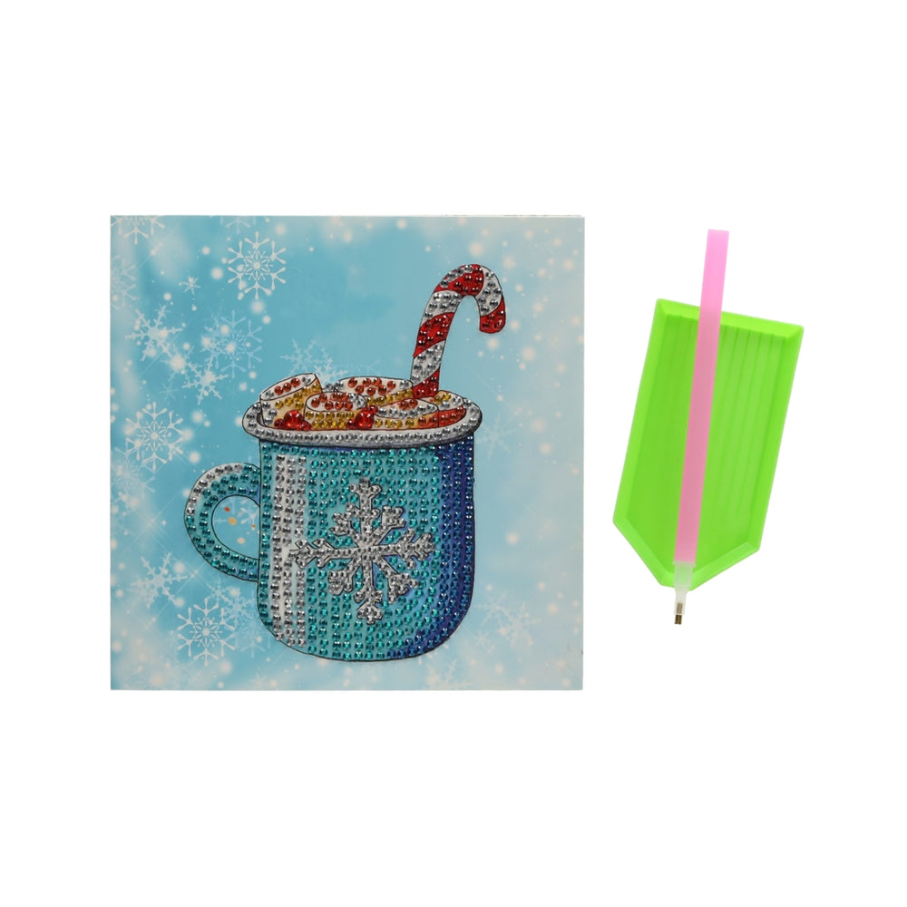 Diamond Painting Winterkaarten, set van 4 van JENS Living, productfoto 2