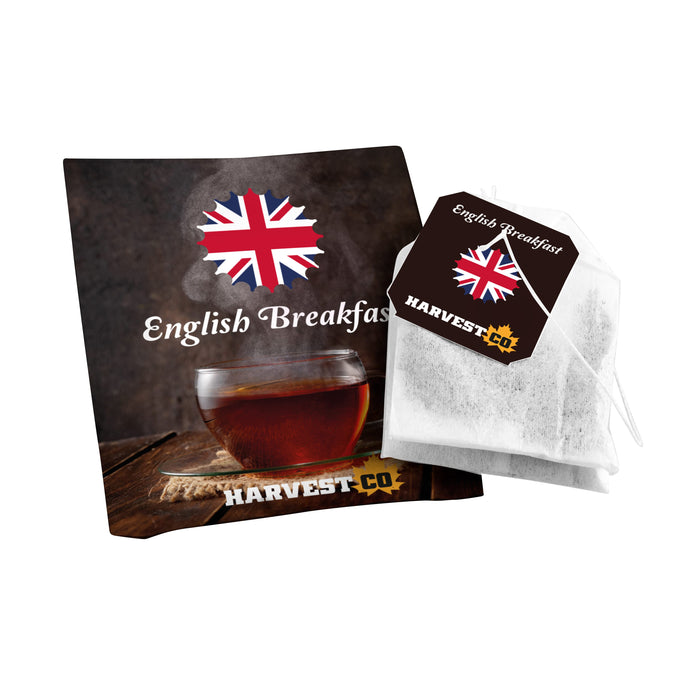 Theezakje met eigen label en full colour bedrukt envelopje