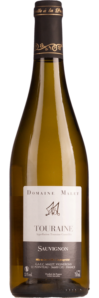 Domaine Malet Sauvignon Touraine, fles
