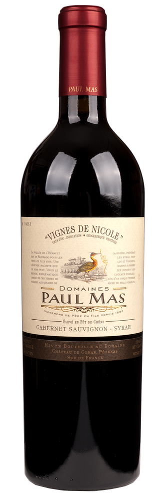 Paul Mas Vignes de Nicole Cabernet / Syrah, fles