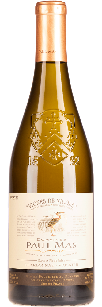 Paul Mas Vignes de Nicole Chardonnay / Viognier, fles