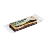Energiereep banaan en chocolade in transparante folie met full colour sticker met logo