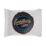 Fit cookie in transparante folie met ronde full colour sticker met logo