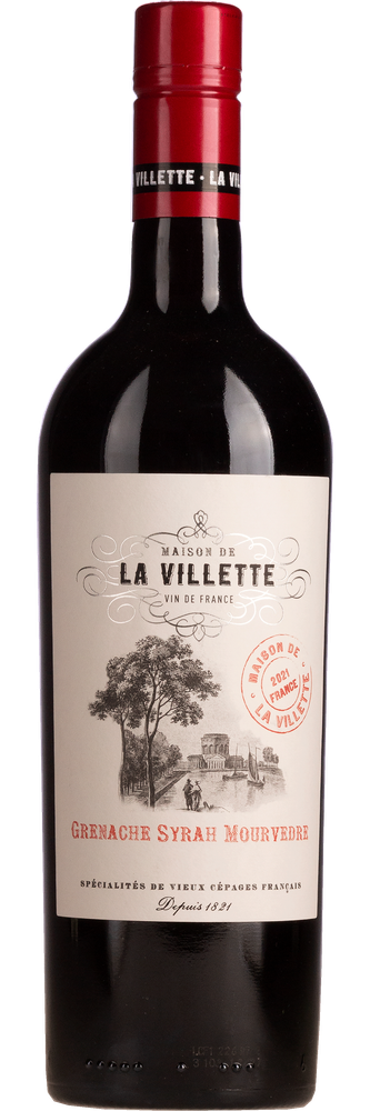 La Villette Grenache / Syrah / Mourvedre VdF, fles