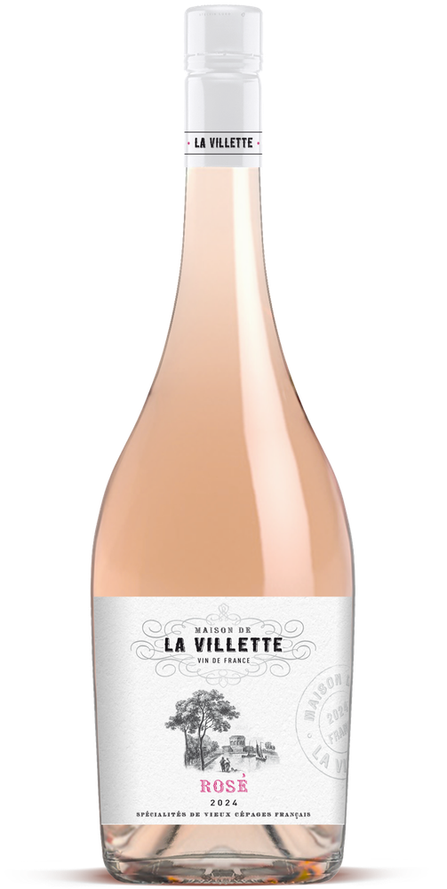 La Villette Rose Grenache / Cinsault VdF, fles