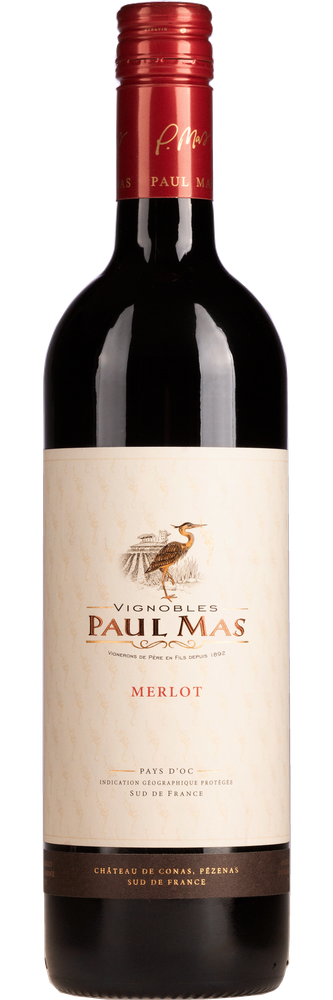 Paul Mas Merlot, fles