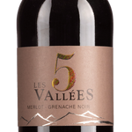 Les 5 Vallees Merlot / Grenache VdF, fles