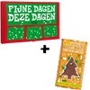 Tony's Chocolonely kerstreep melk gemberkoekje in cadeaudoos