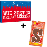 Tony's Chocolonely letterreep S melk karamel zeezout in cadeaudoos