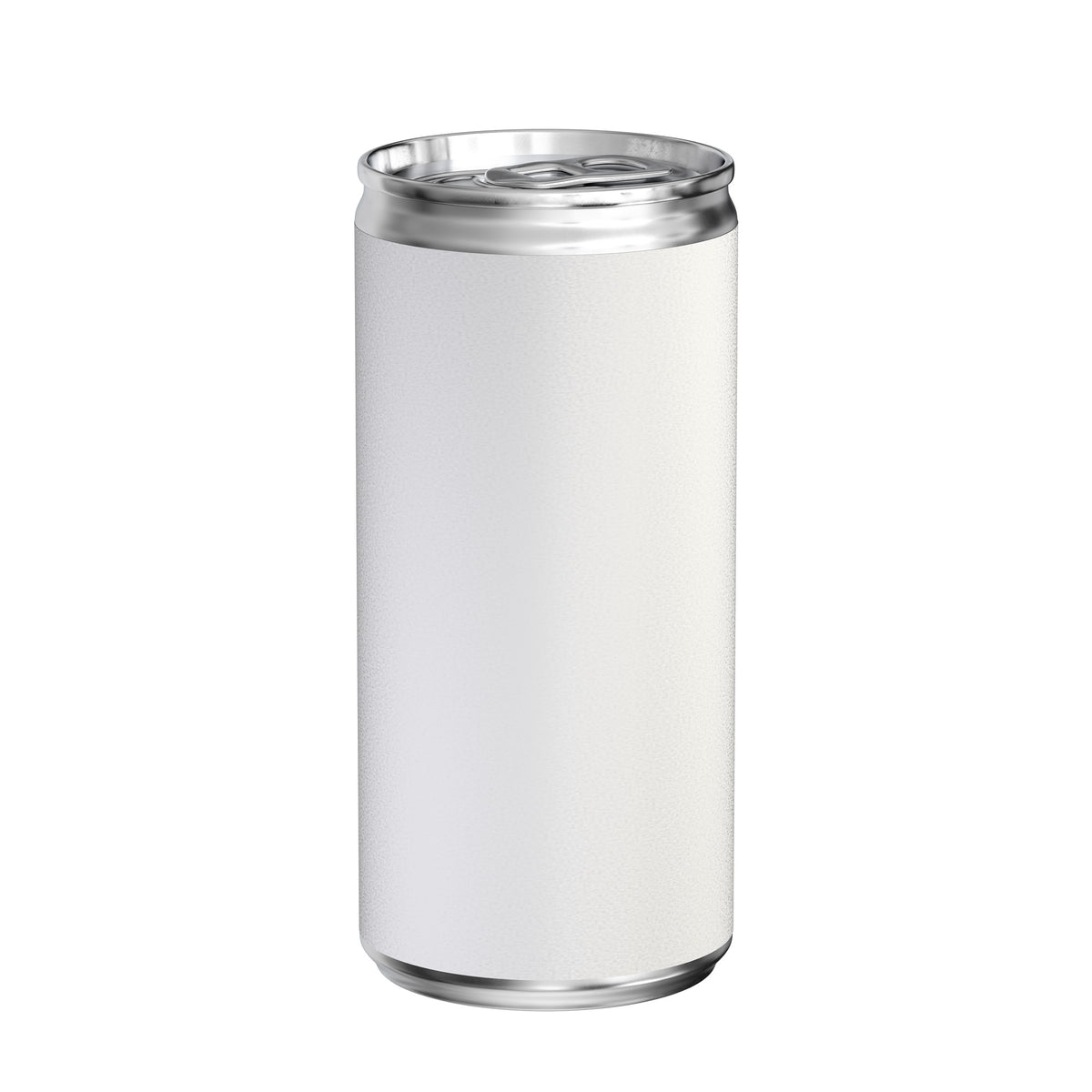 Hugo in blikje van 200 ml, papieren etiket, mat, zonder opdruk