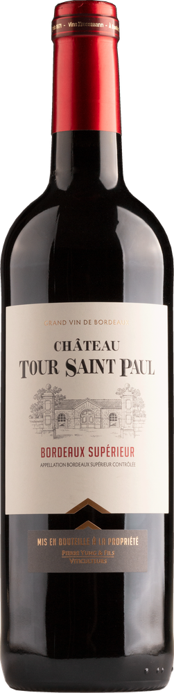 Chat. Tour St Paul Bordeaux Superieur, fles