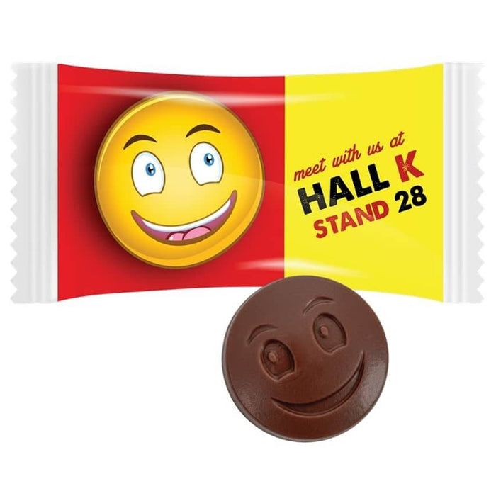 Mini Chocolate Smiley Face 9 g – Een Glimlach in Elke Verpakking