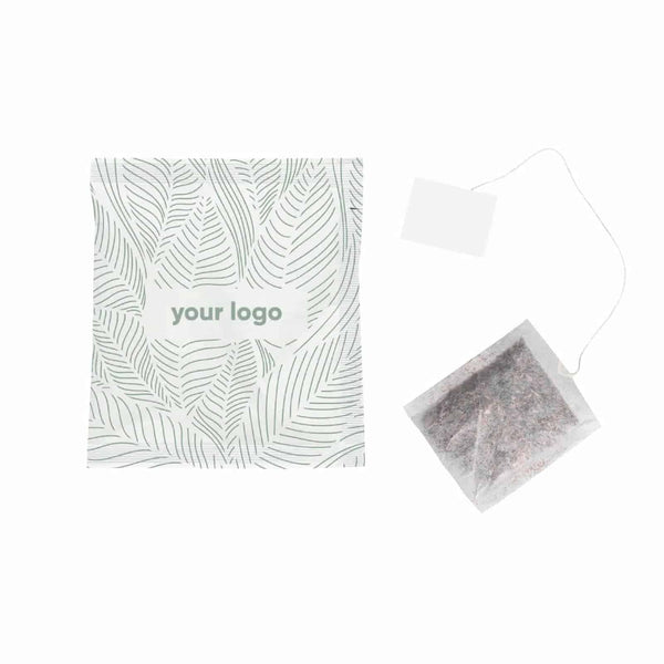 Theezakje met eigen bedrukking