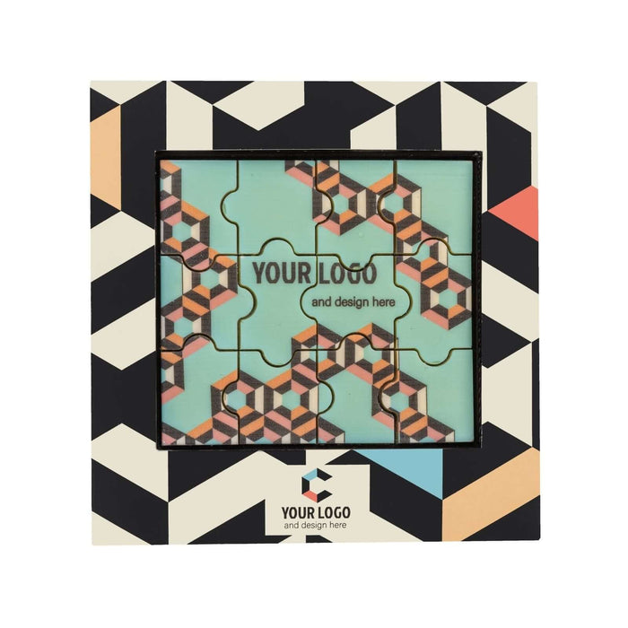 Chocolade puzzelset met eigen opdruk