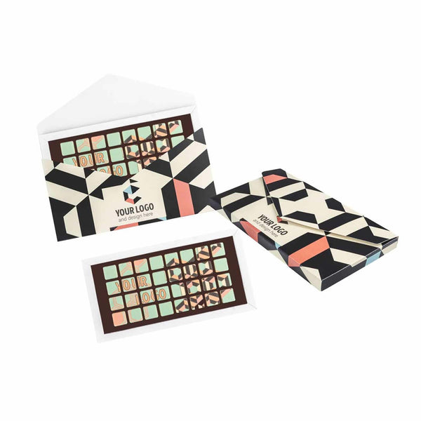 Zestaw Czekoladek Choco Text 4 Linies Print – Volledig Gepersonaliseerde Chocoladeboodschap