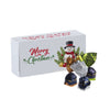 Full colour bedrukt doosje met vier chocolade bonbons