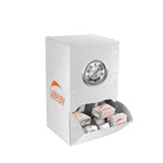 Display box met zestig bedrukte blokjes pepermunt