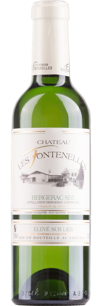Chat. Les Fontenelles Bergerac Blanc Sec 0.375l, fles