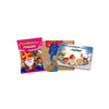 Bruin Sinterklaas brievenbusdoosje met strooigoed, chocolademunten en bedrukte A6-kaart