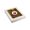 Melkchocolade kerstboom in bedrukt doosje met full colour sticker op de voorzijde