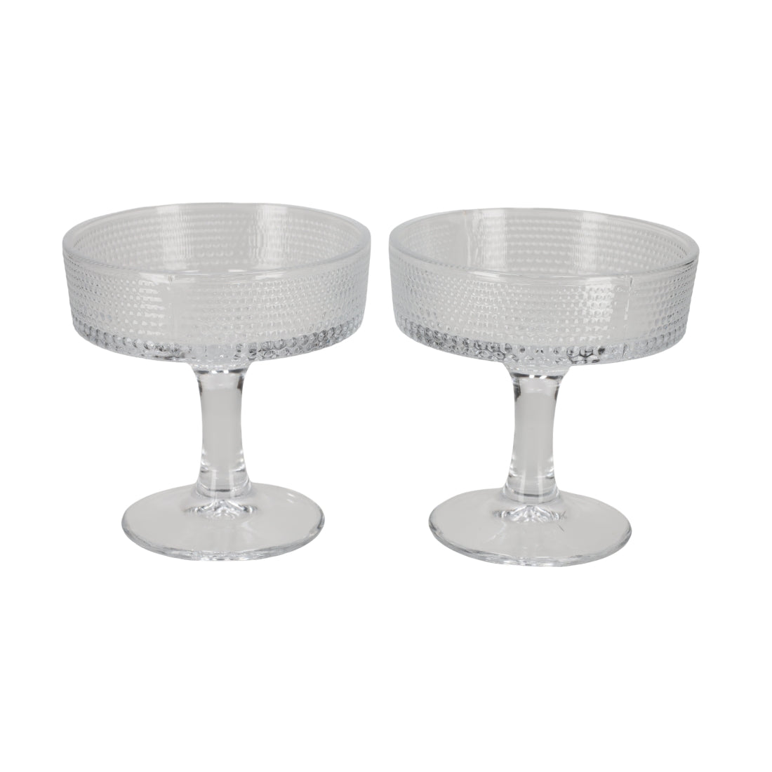 Cocktailglazen Ribbel, set van 2 van JENS Living