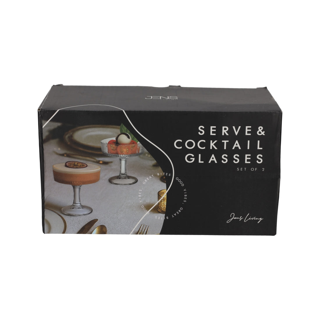 Cocktailglazen Ribbel, set van 2 van JENS Living, productfoto 4