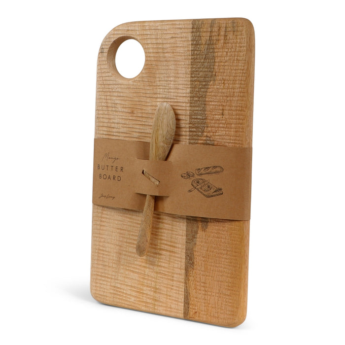 Mango Boterbord Met Mes Naturel – JENS Living