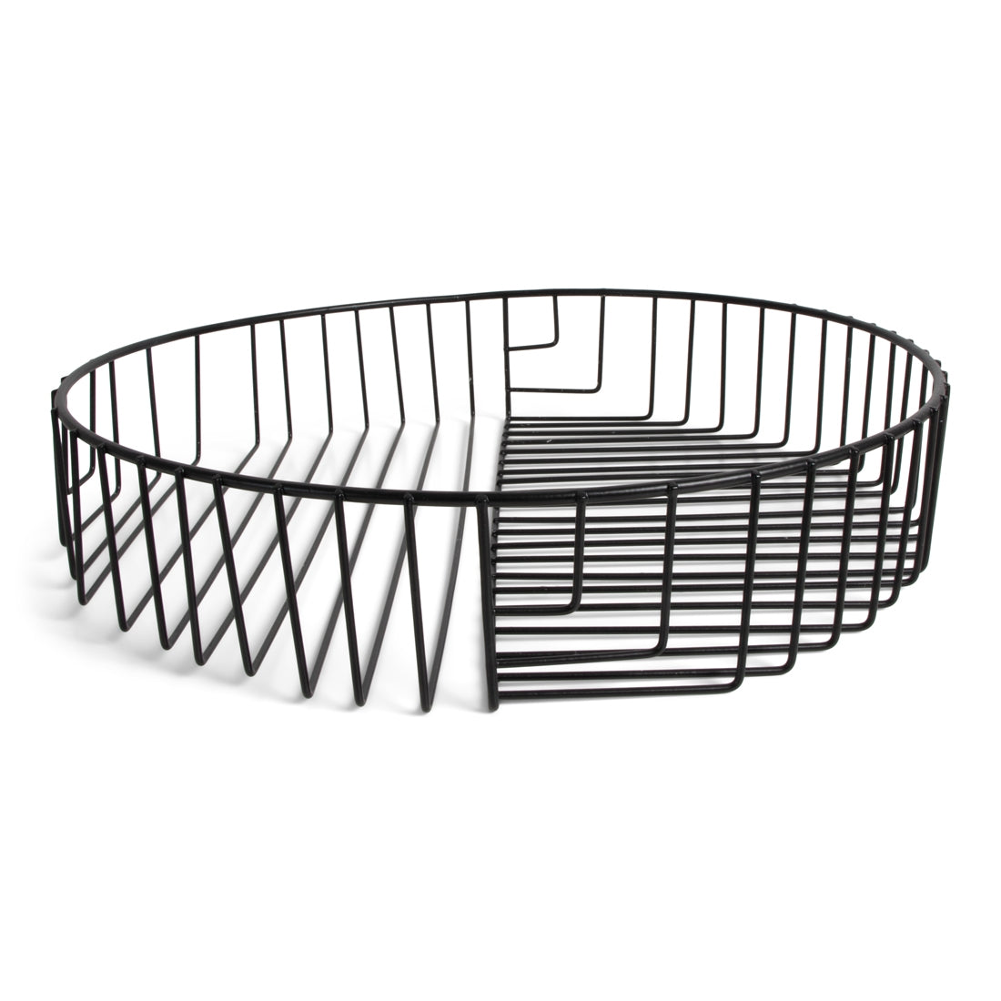 Draadmand Laag Zwart van JENS Living, productfoto 2