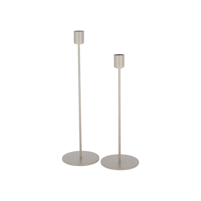 Kandelaar Finn Grijs, set van 2 – JENS Living