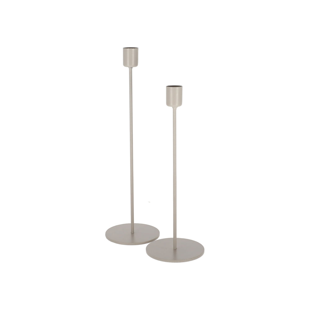 Kandelaar Finn Grijs, set van 2 van JENS Living, productfoto 2