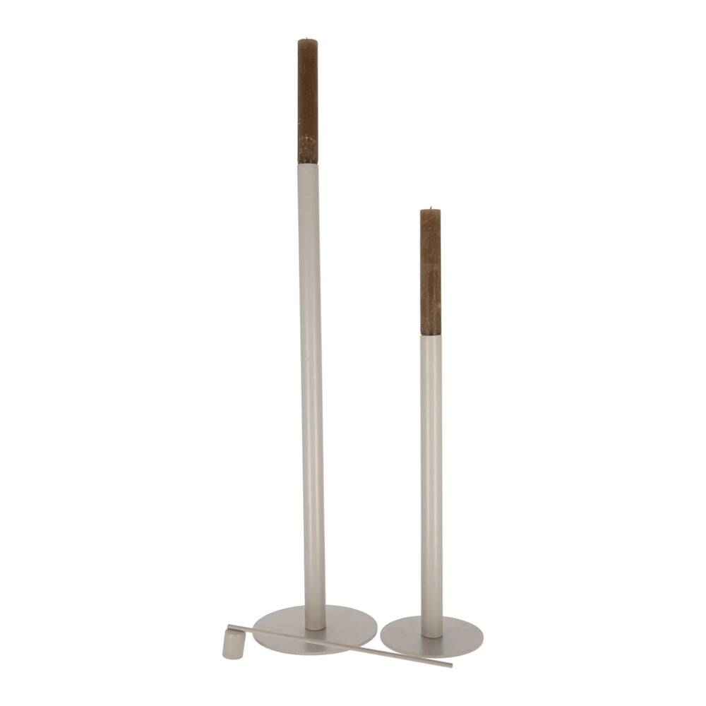 Kandelaar Jack Grijs, set van 3 van JENS Living, productfoto 3