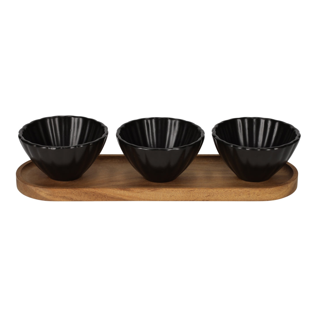 Serveerset Met Schelp Schaaltjes Zwart van JENS Living, productfoto 2