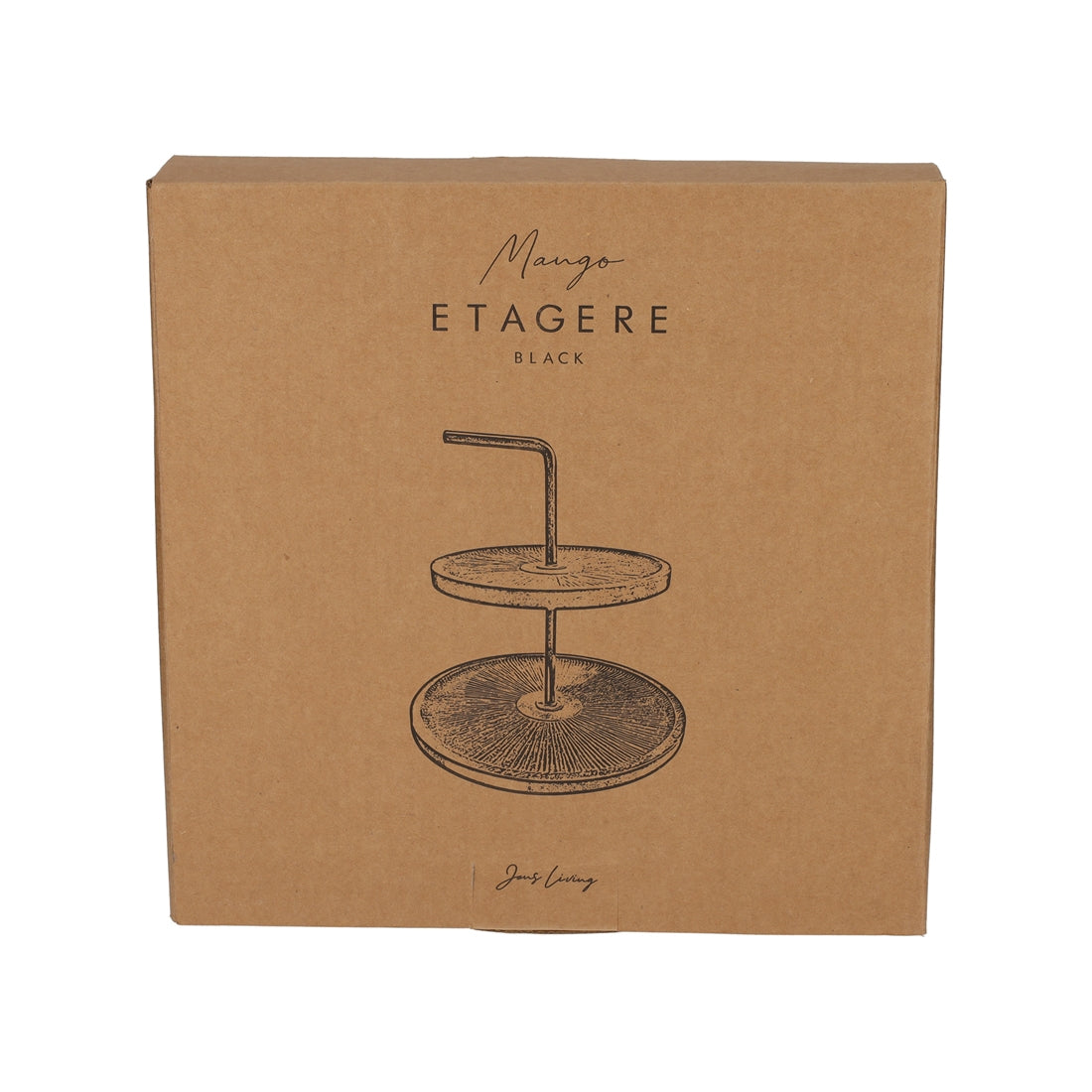 Mango Etagère Zwart van JENS Living, productfoto 3