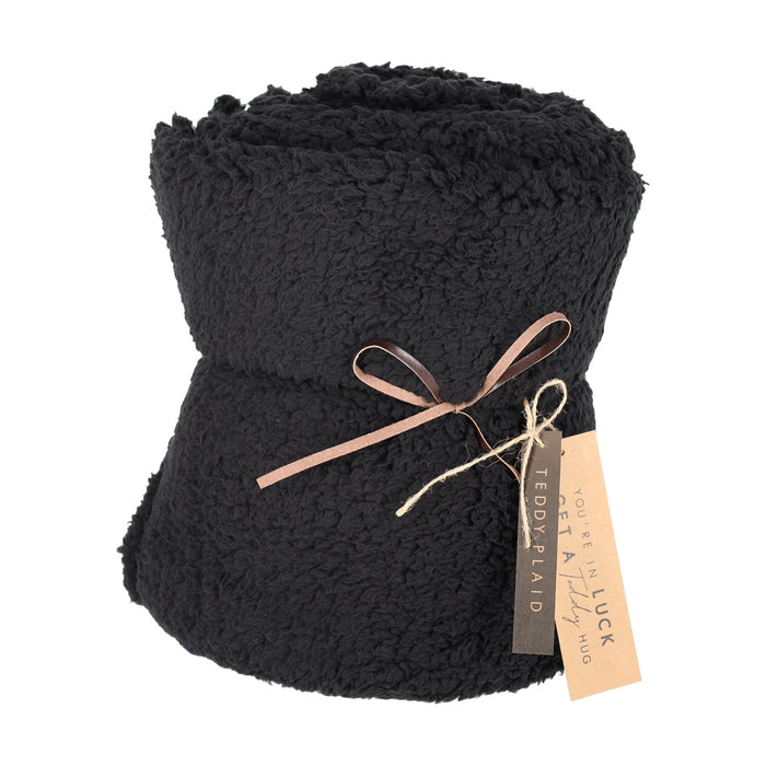 Teddy Plaid Zwart – JENS Living