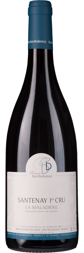 Berthelemot Santenay 1e Cru Maladiere Rouge (bio), fles