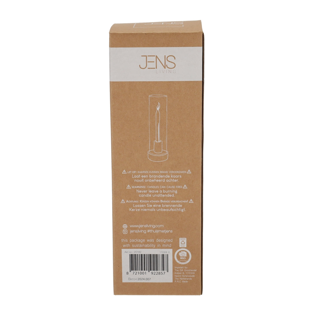 Kandelaar Tess Groen van JENS Living, productfoto 4